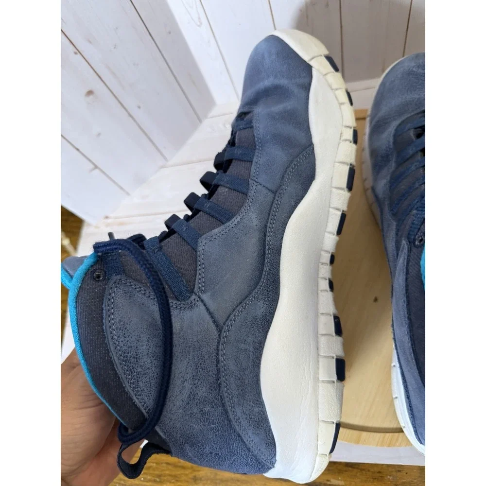 Nike Air Jordan 10 Retro Los Angeles 310805-404 City Pack Ocean Fog Mens 12.5